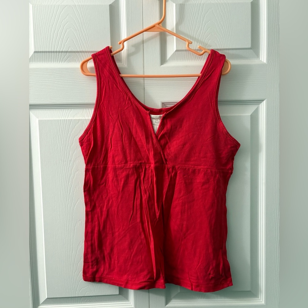 Danskin Now Active Tank Red Sleeveless Top